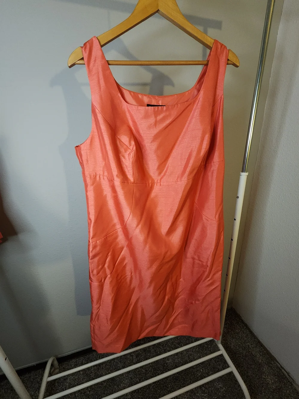 John Meyer Collection Coral-Peach Women's 2pcs Set Blazer With Matching Dress.